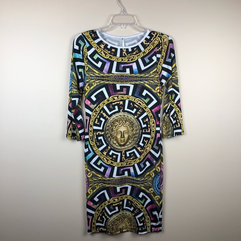 Versace print dress